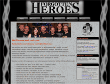 Tablet Screenshot of forgottenheroes.de